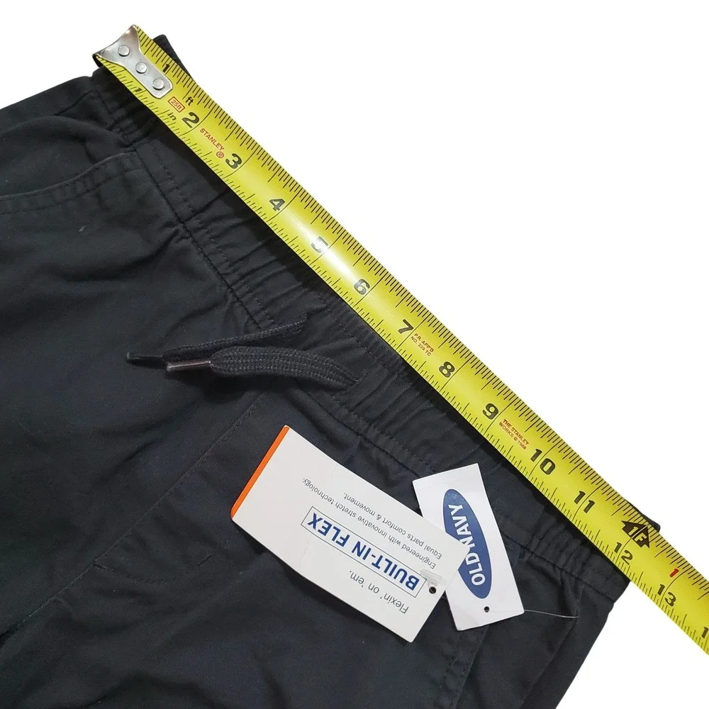 Old Navy Boys Built-In Flex Jogger Pants Dark Gray Size M 8 NWT New Uniform